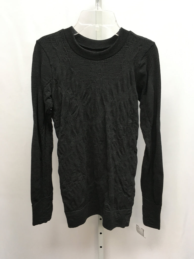 Athleta Size Medium Gray Athletic Top