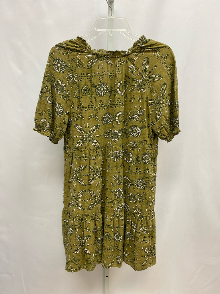 Size Medium Sonoma Army Green Short Sleeve Dress