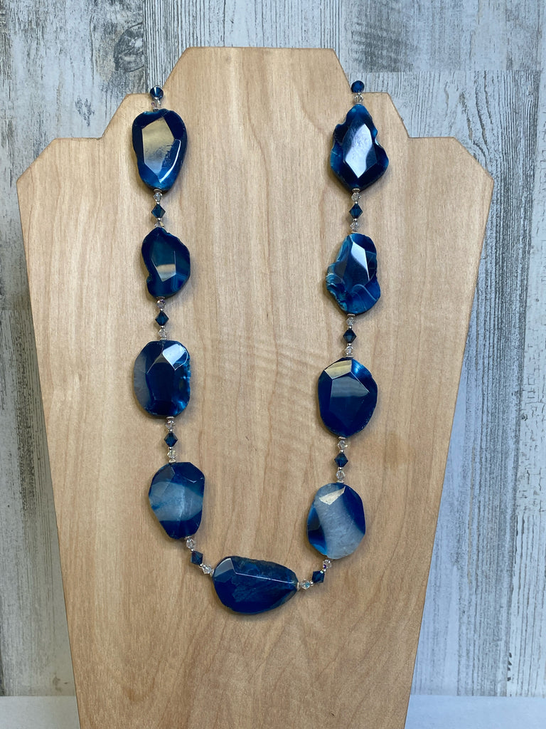 Blue/White Necklace