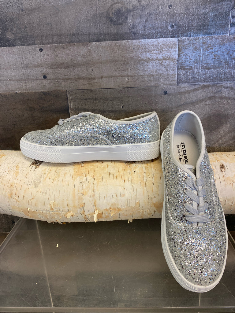 Size 40 (9/9.5) Silver Sneakers