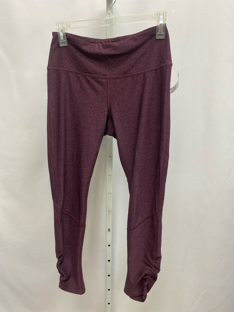 Zella Size Medium Burgundy Leggings