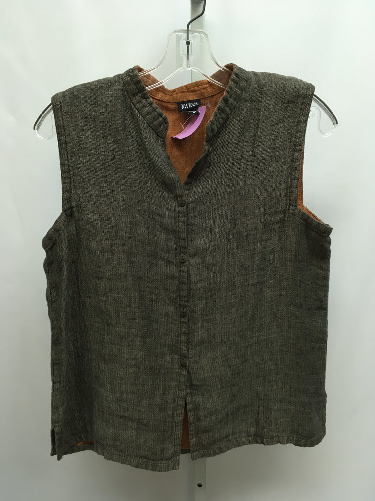 Eileen Fisher Size Medium Brown Vest/Top