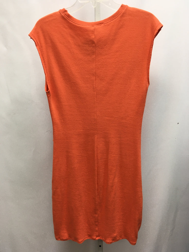 Size Large Orange Short Sleeve Dress
