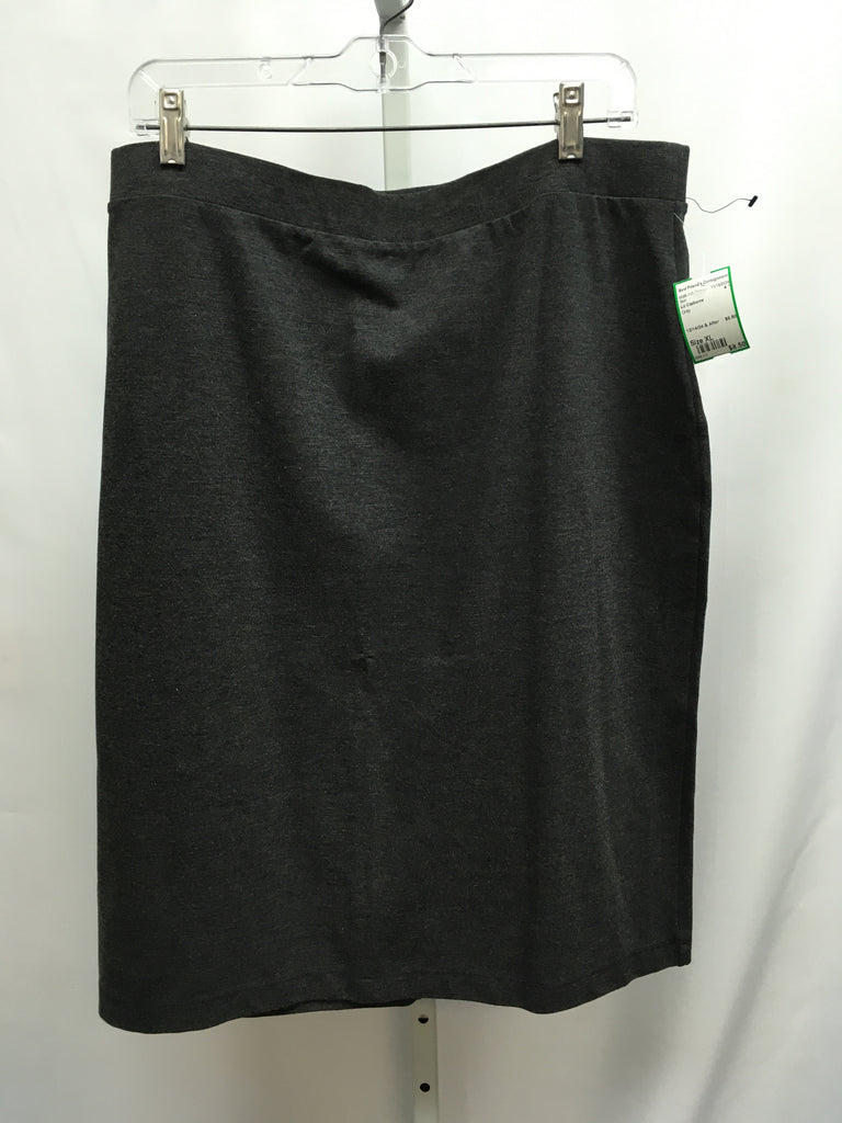 Size XL Liz Claiborne Gray Skirt