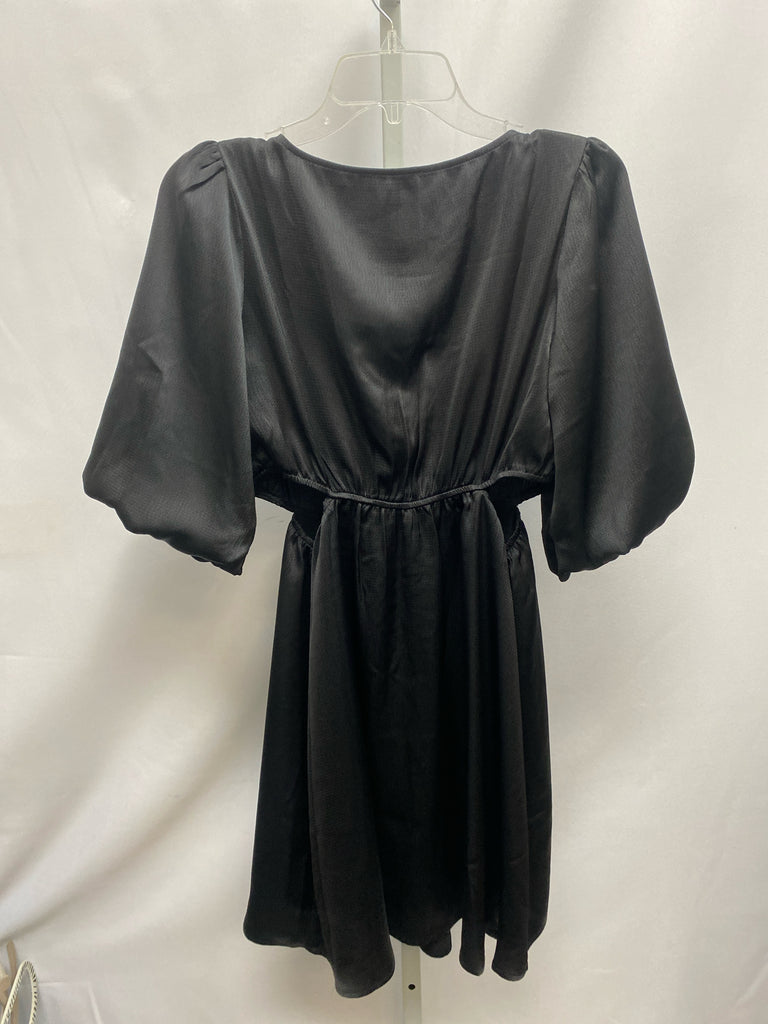 Size Medium Mittoshop Black Short Sleeve Dress