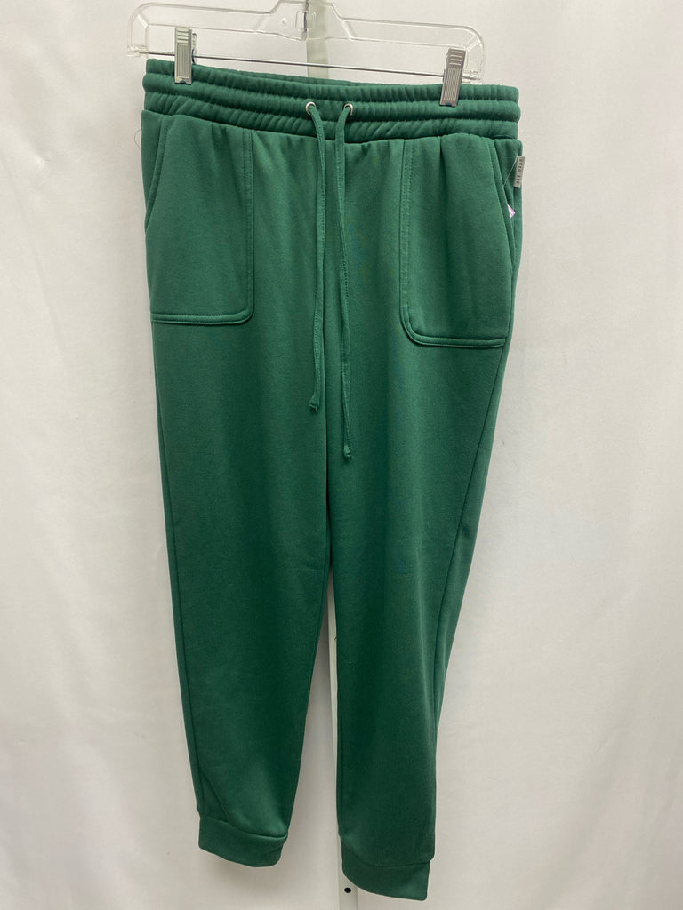 Rae Dunn Size Medium Green Joggers