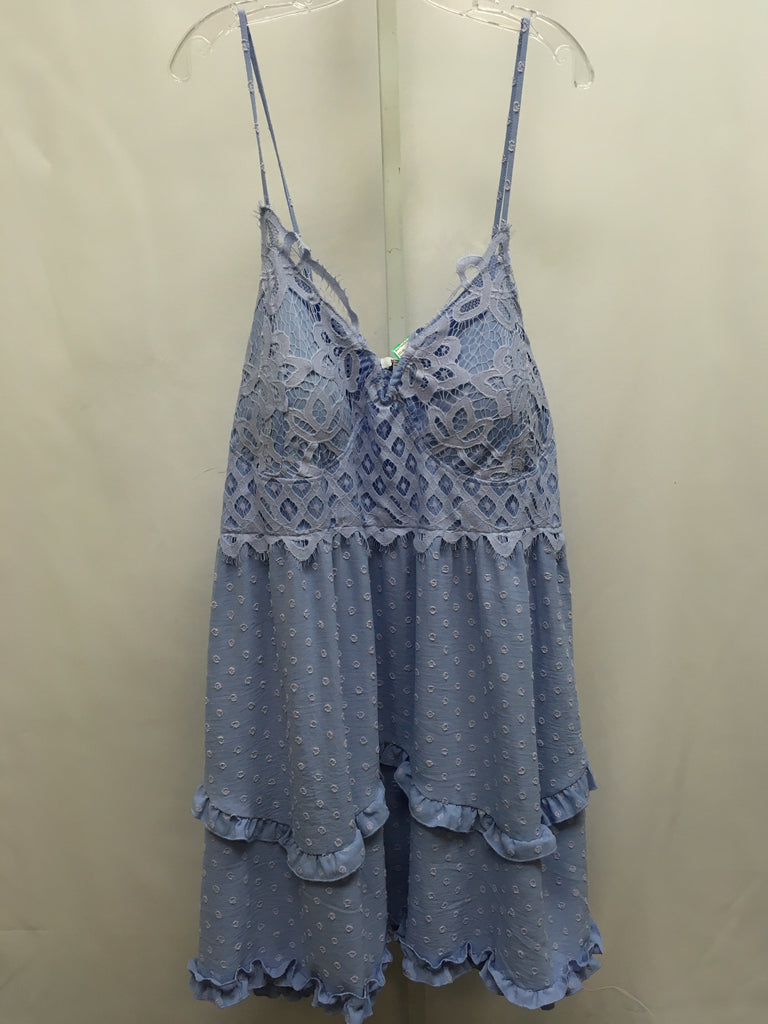 Size 4X rue+ Lt Blue Sleeveless Dress