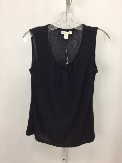 Coldwater Creek Size Small Black Sleeveless Top