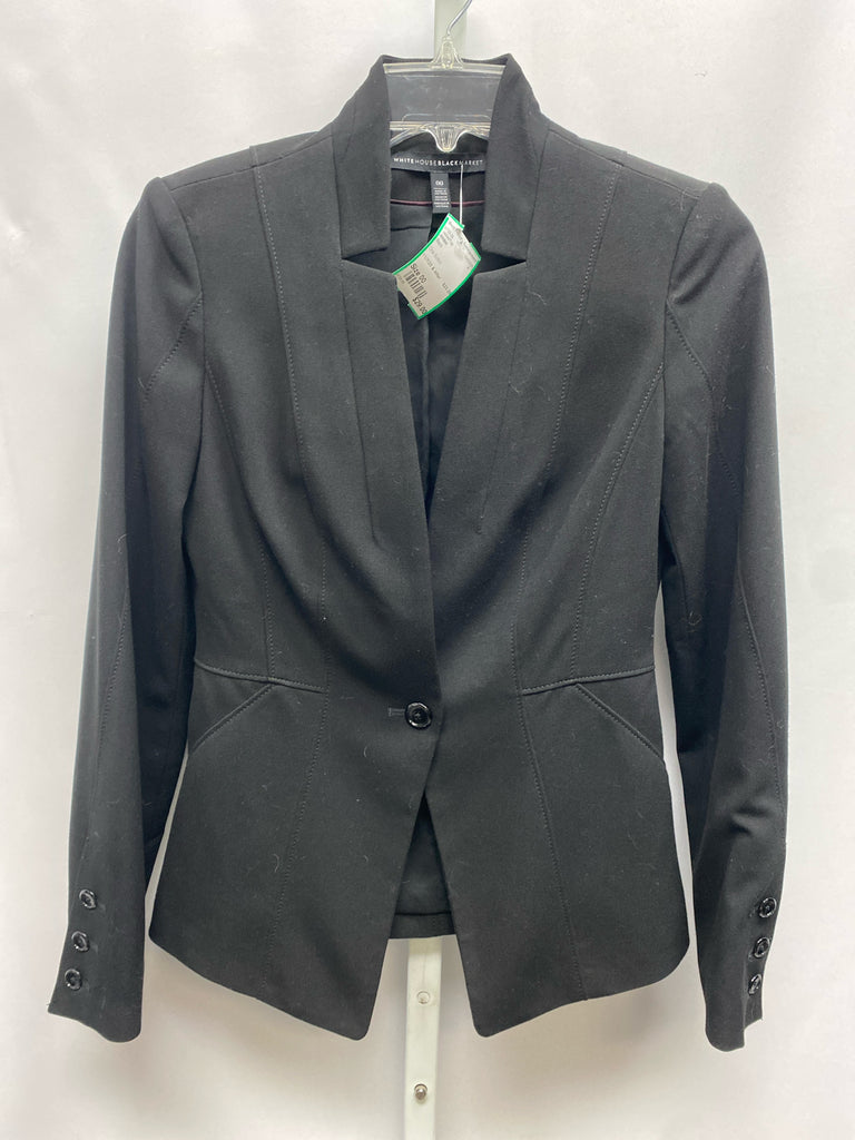 WHBM Size 00 Black Jacket/Top