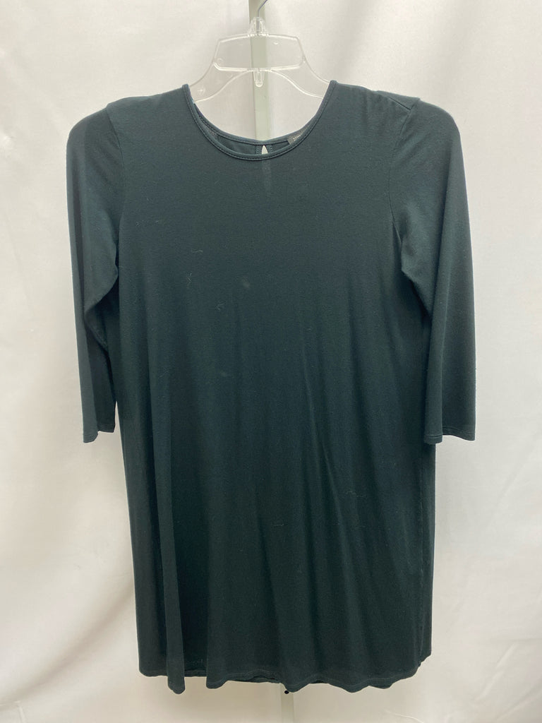 J.Jill Size XS Black 3/4 Sleeve Dress