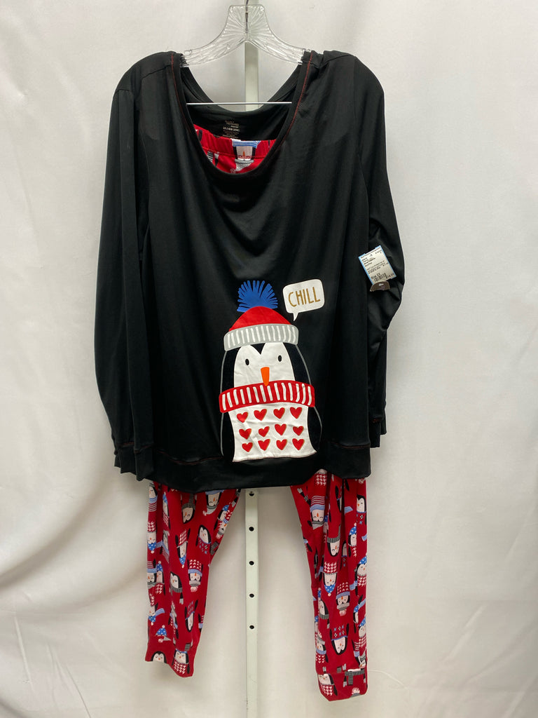 Secret Treasures Size 2X Black/Red Pajamas