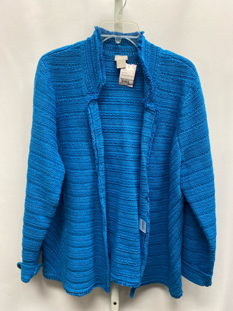 Chico's Size Chico's 3 (X-large) Turquoise Blazer