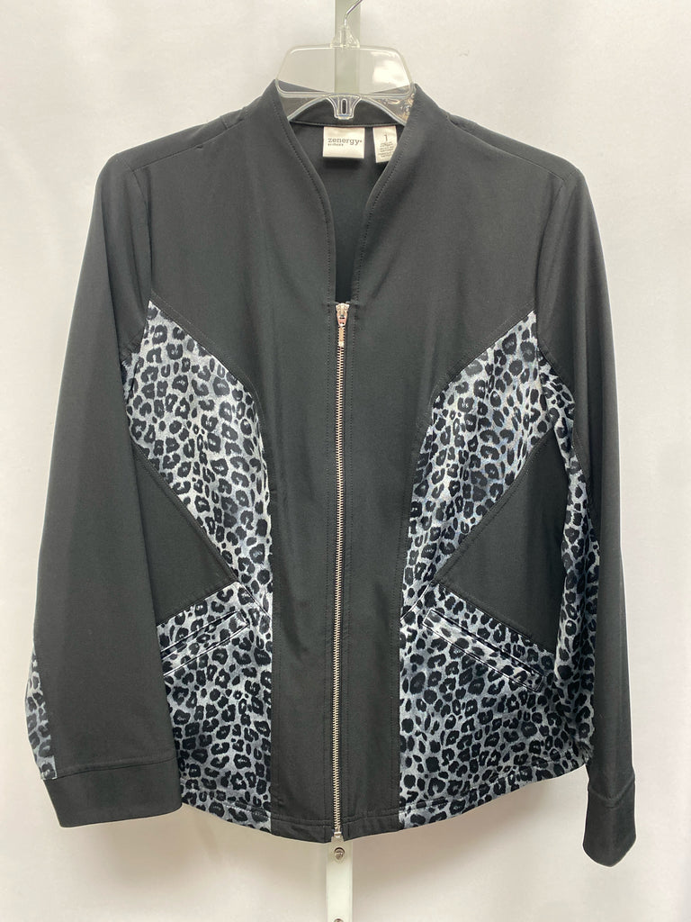 Chico's Size Chico's 1 (Medium) Black Jacket/Top