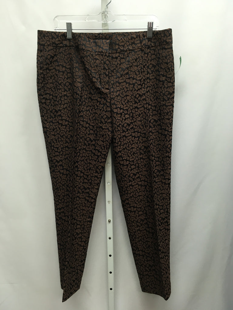 Ann Taylor Size 12 Black/Brown Pants
