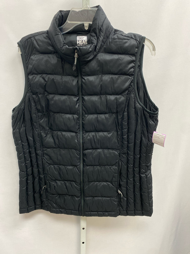 32 Degrees HEAT Size XL Black Vest/Outerwear