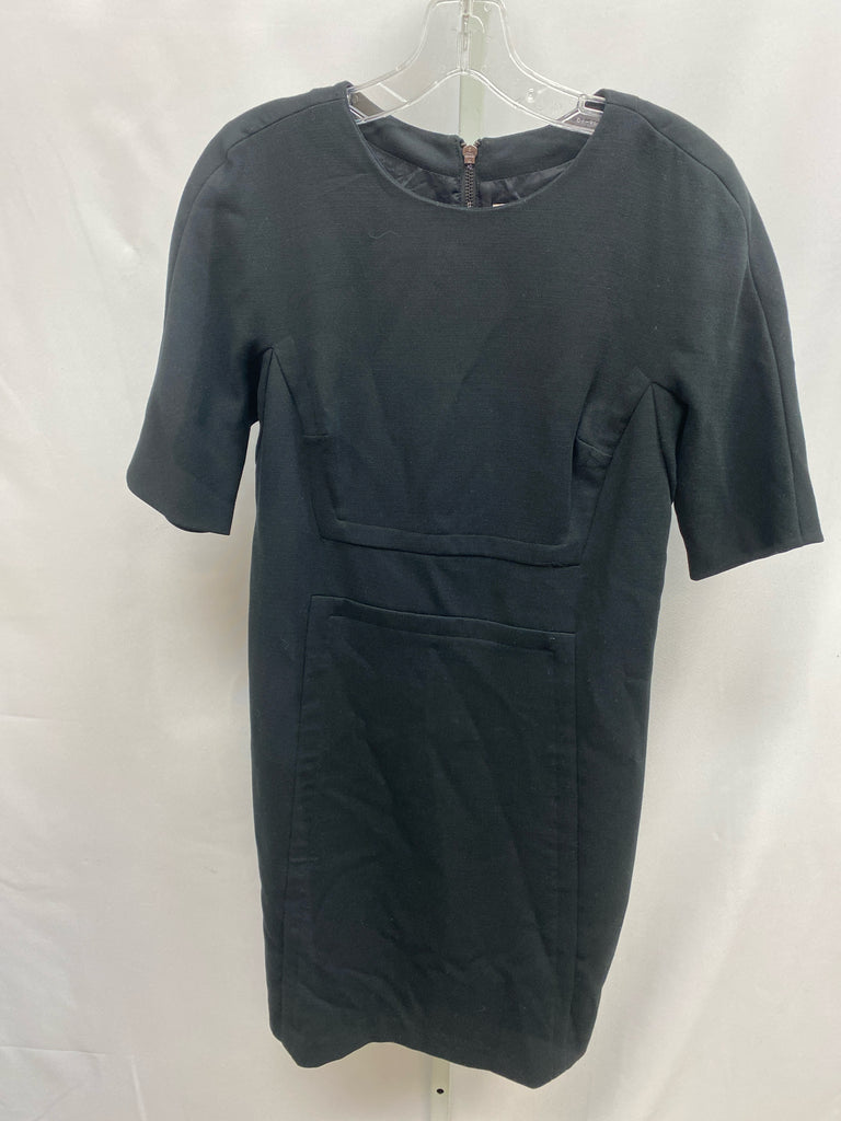 Size 6 Michael Kors Black Short Sleeve Dress