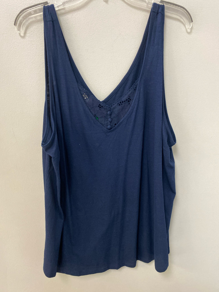 Maurices Size 2X Navy Sleeveless Top