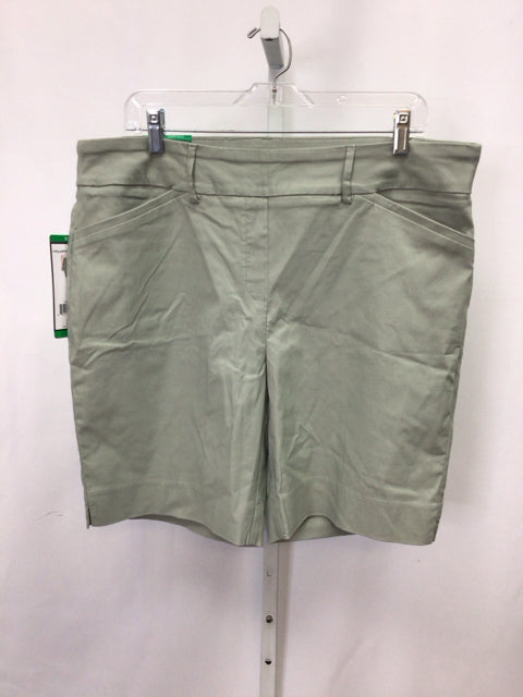 Hilary Radley Size XL Sage Shorts
