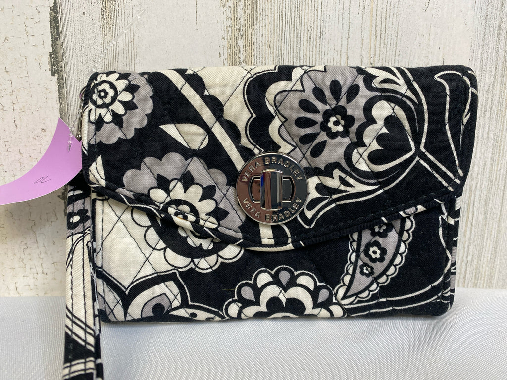 Vera Bradley Black/White Wristlet