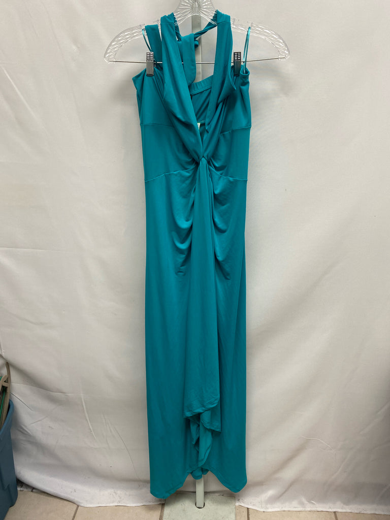 Size Large Venus Aqua Sleeveless Dress