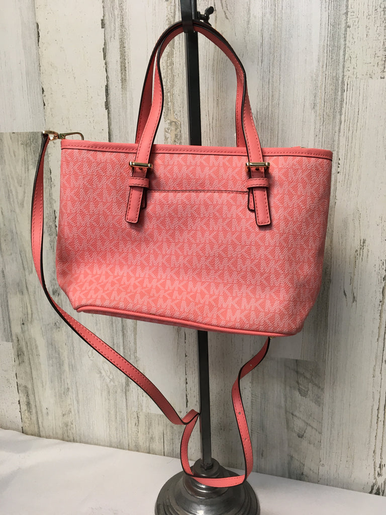 Michael Kors Pink Print Designer Handbag