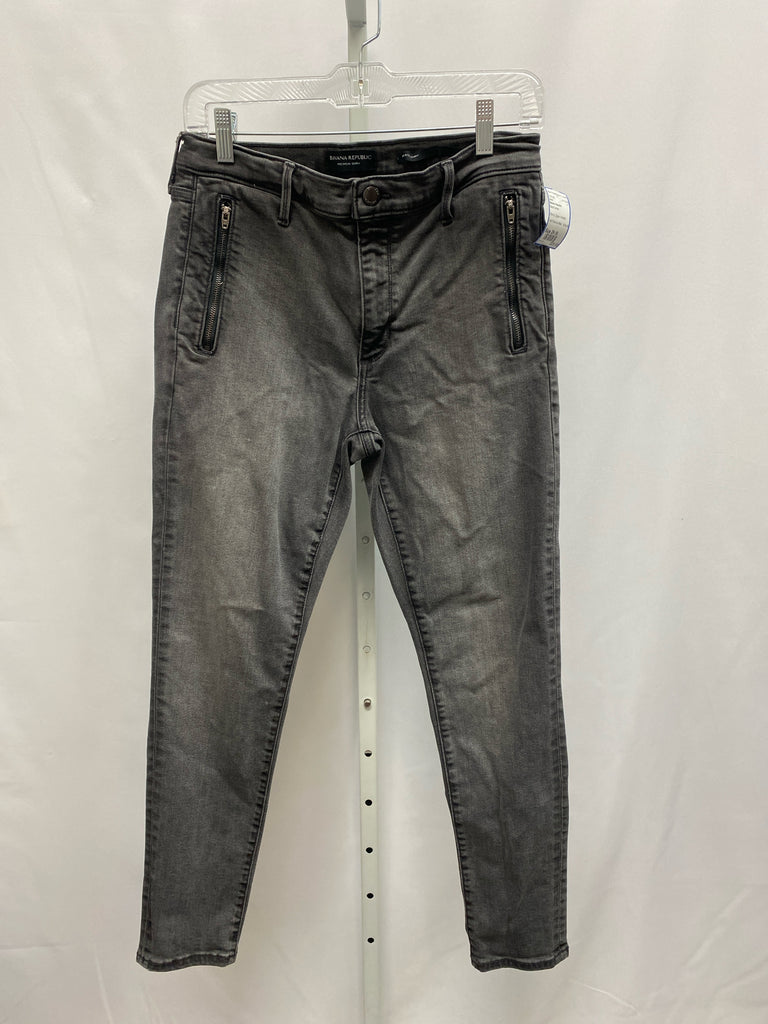 Banana Republic Size 29 (8) Black Denim Jeans