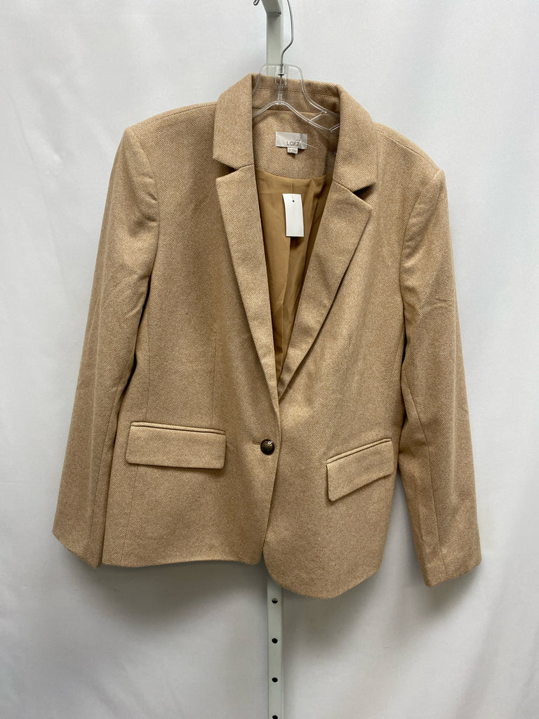 LOFT Size 14 Taupe Blazer