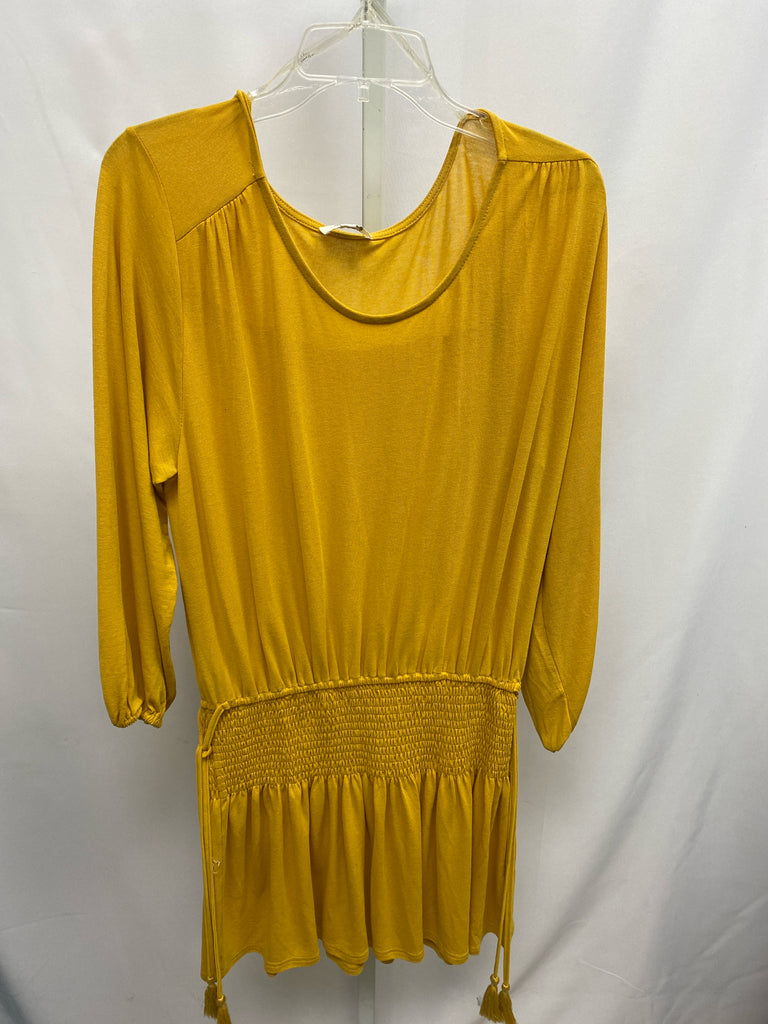 Size Small umgee Yellow Long Sleeve Dress