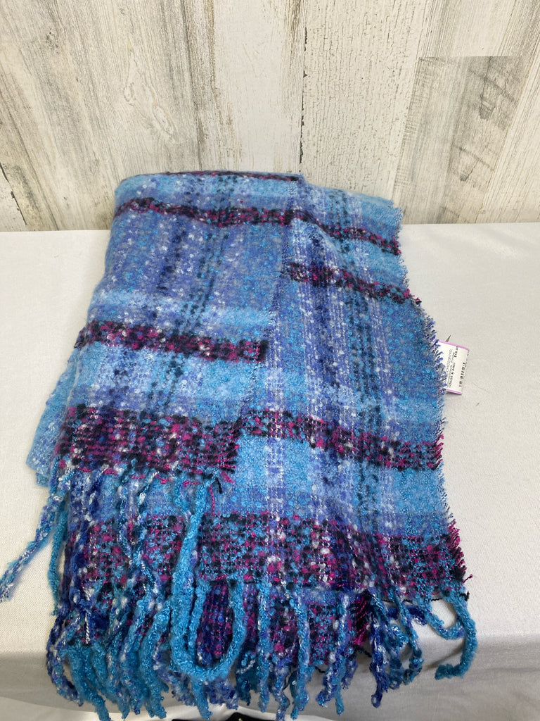 Blue Plaid Shawl