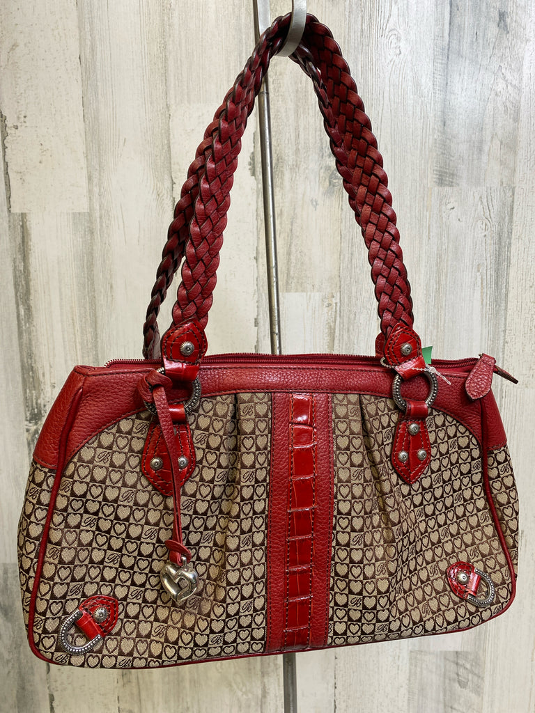 Brighton Red Print Handbag