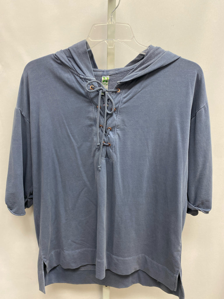 Green Tea Size XL Blue Hoodie