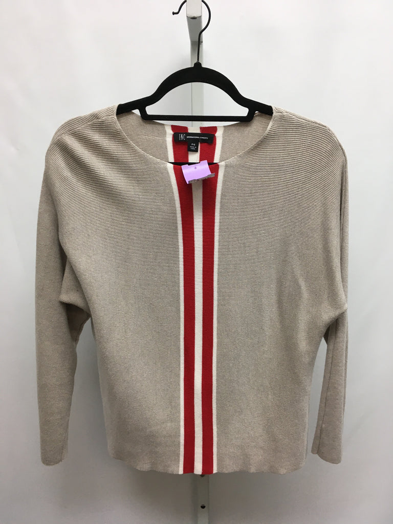 Inc Size SP Tan Long Sleeve Top