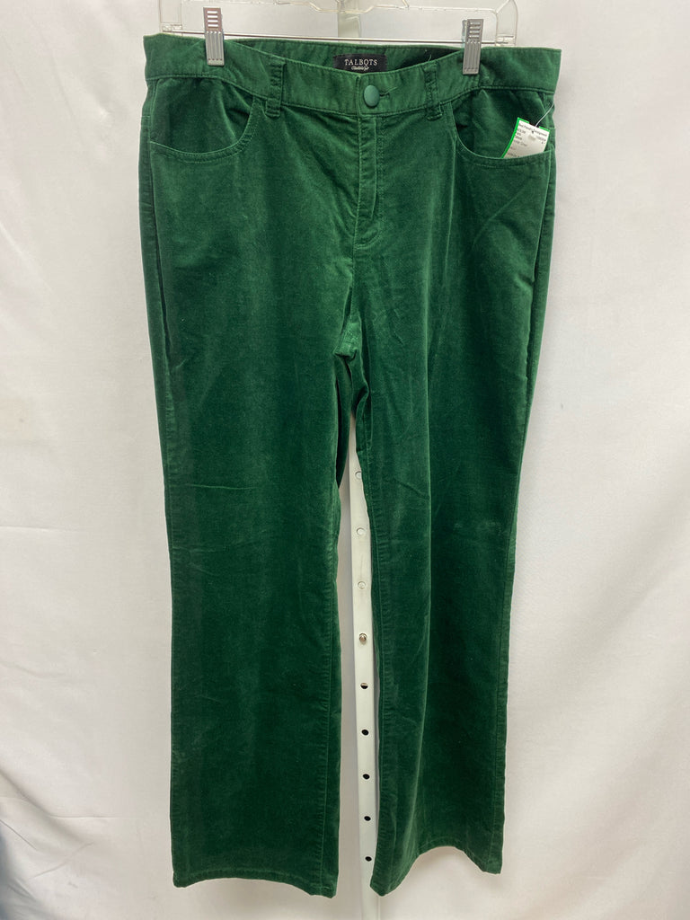 Talbots Size 10 Hunter Green Pants