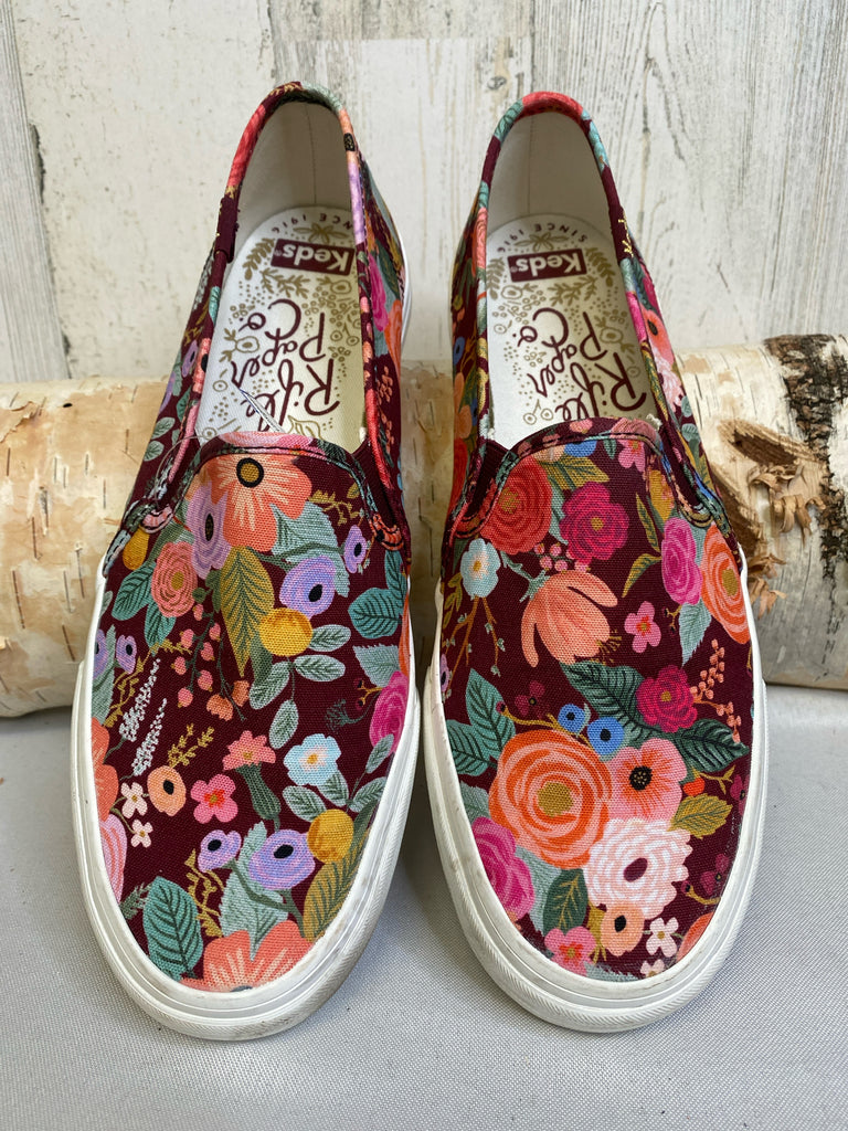 Keds Size 7.5 Floral Loafers