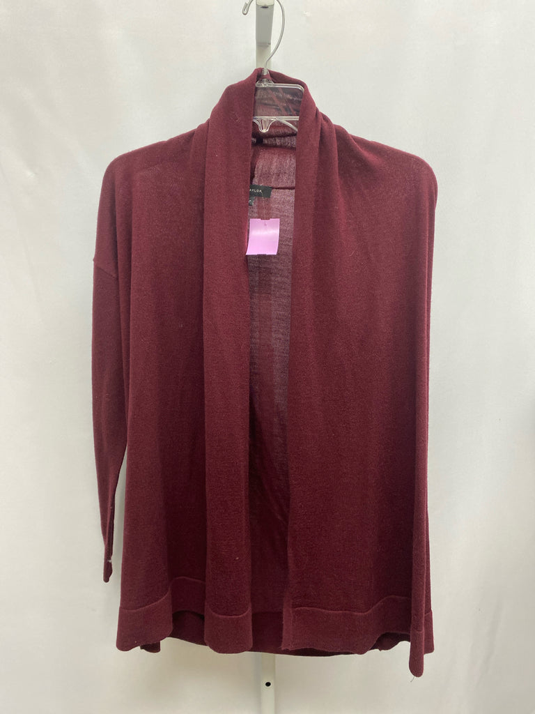 Ann Taylor Size Medium Maroon Cardigan