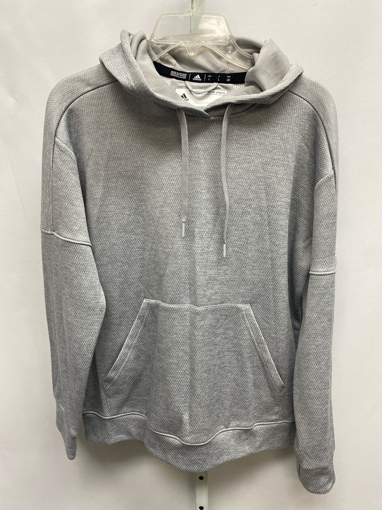Adidas Size Large Gray Hoodie