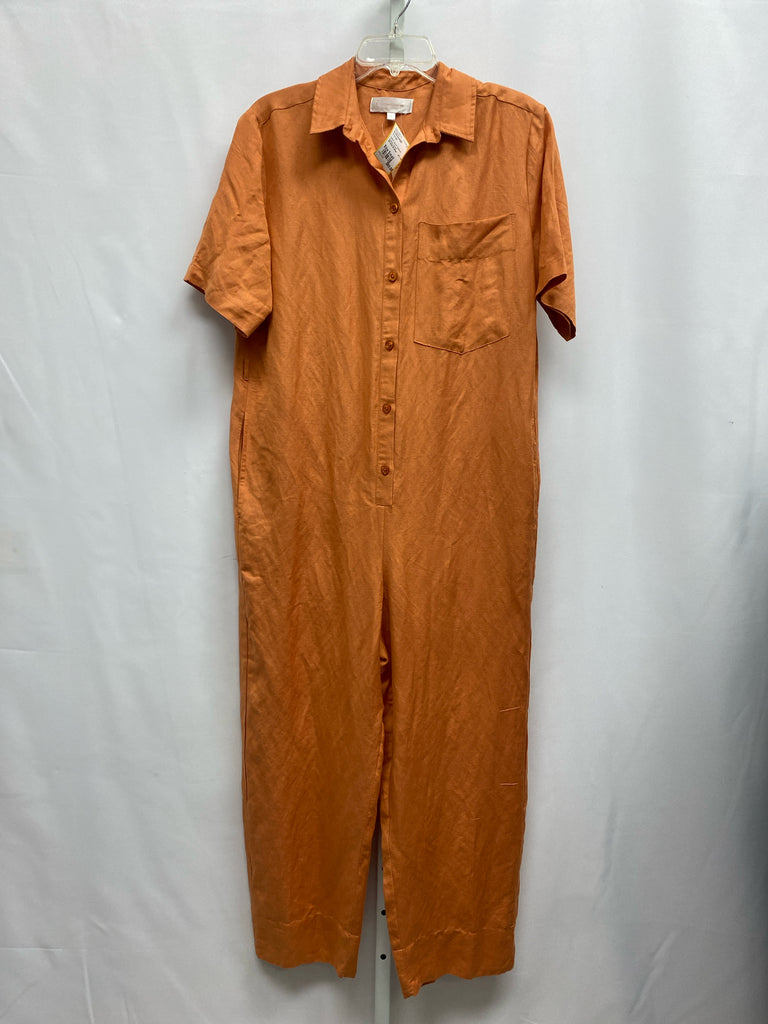 Anthropologie Size Small Orange Jumpsuit
