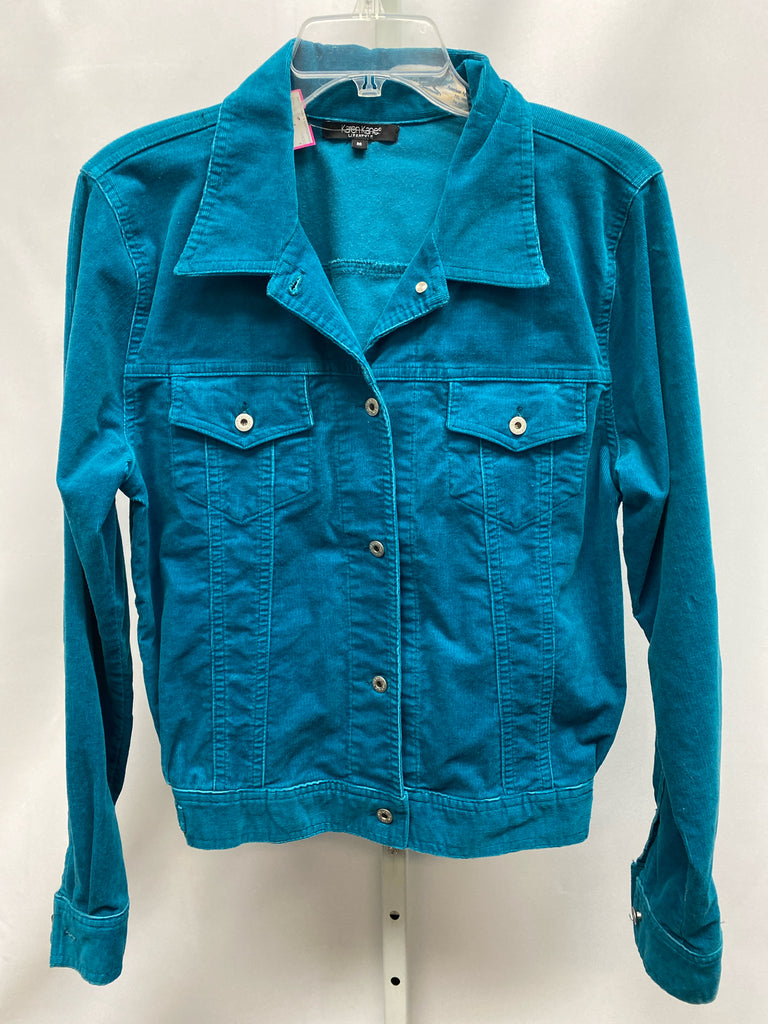 Size Medium Karen Kane Teal Jacket/Outerwear