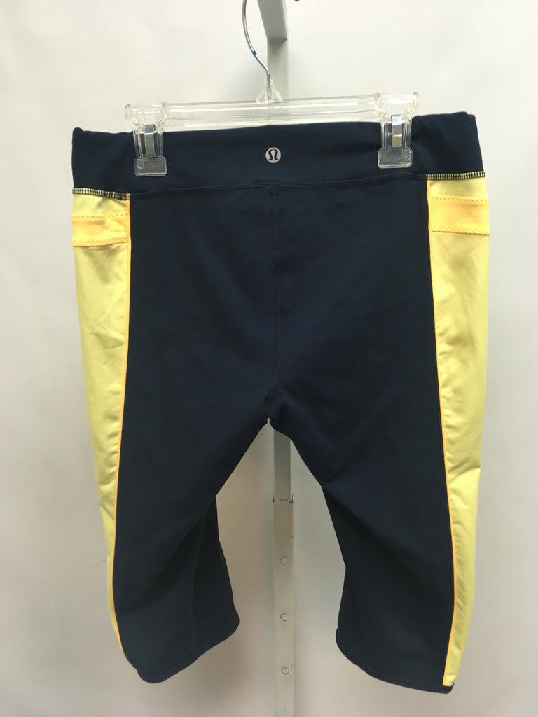 lululemon Navy/Yellow Athletic Pant