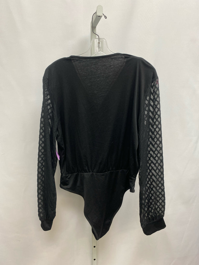 Shein Size XL Black Bodysuit