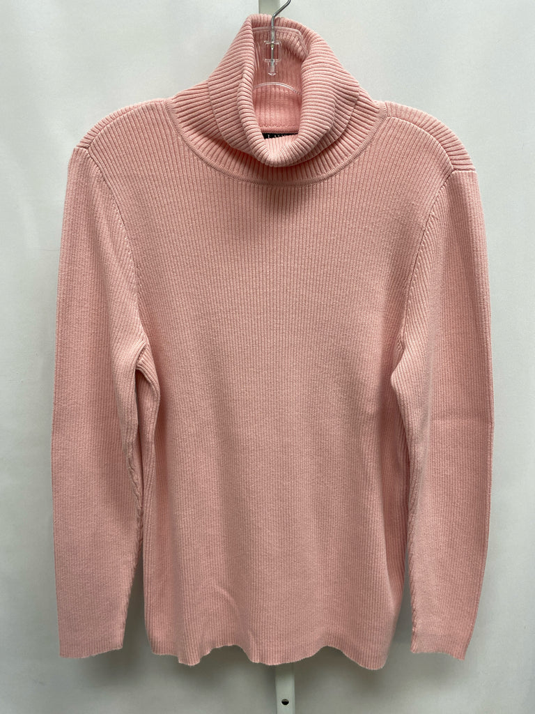 lauren Size 1X Pink Long Sleeve Top