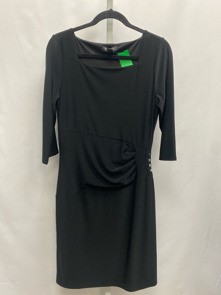 WHBM Size Medium Black 3/4 Sleeve Dress