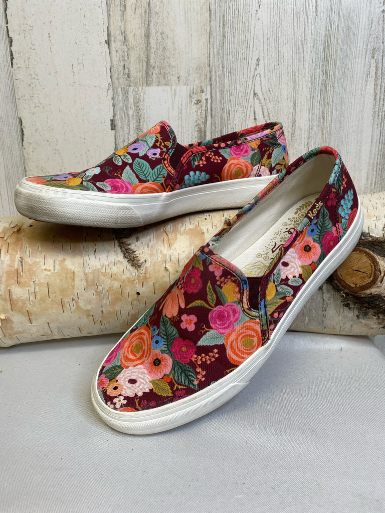 Keds Size 7.5 Floral Loafers