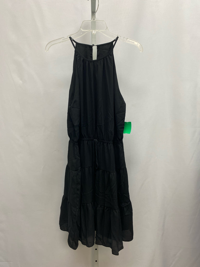 Size XL Black Sleeveless Dress