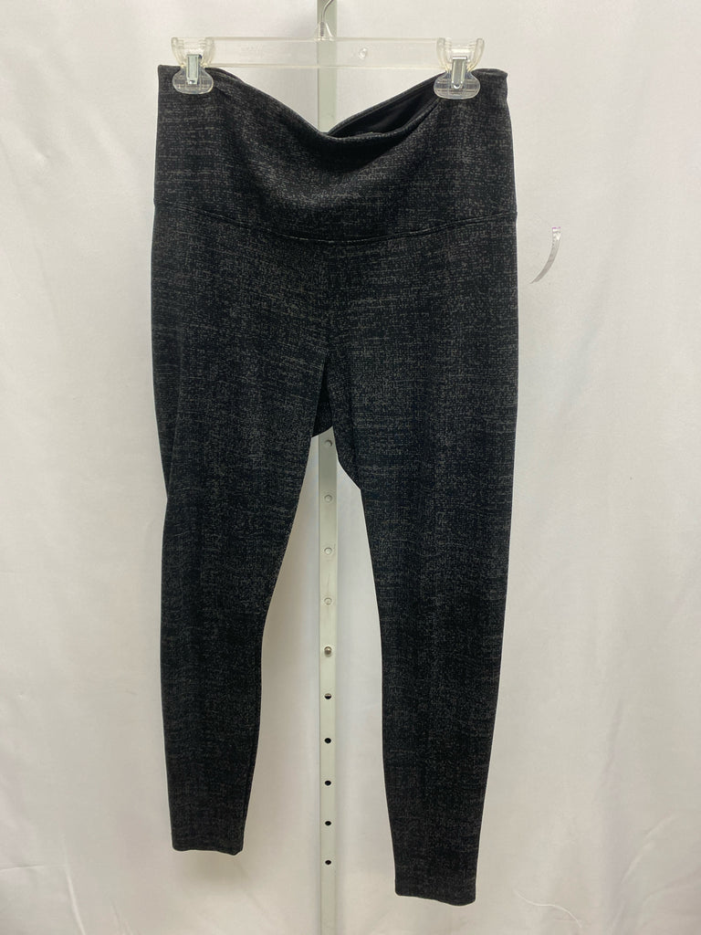 lysse Size Large Black Print Pants