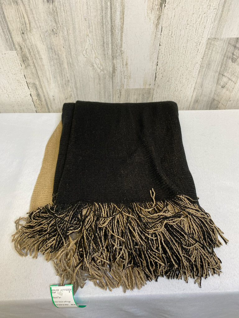 Black/Tan Scarf