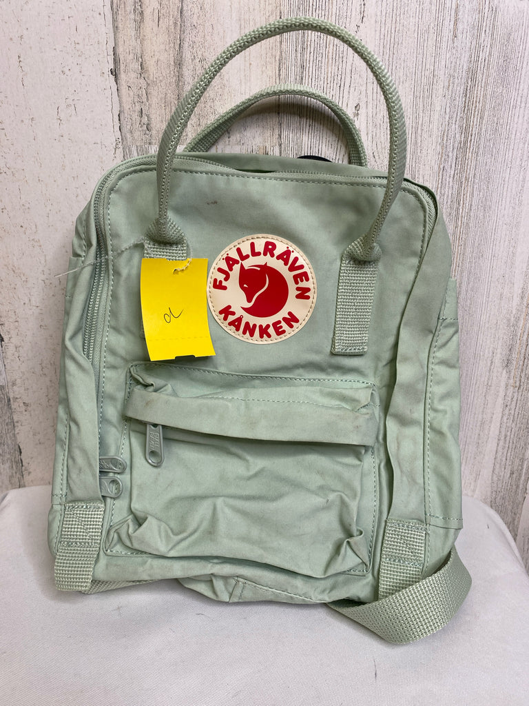 Fjallraven Mint Green Backpack