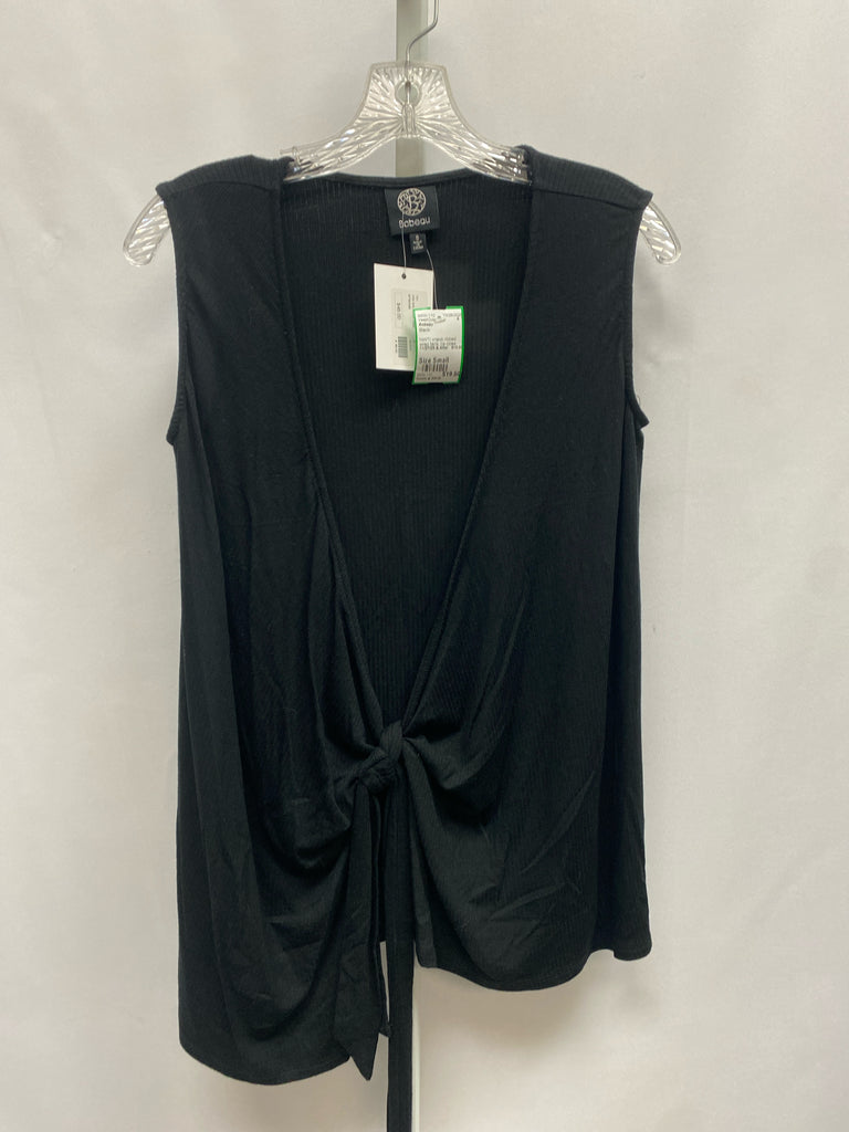 Bobeau Size Small Black Vest/Outerwear