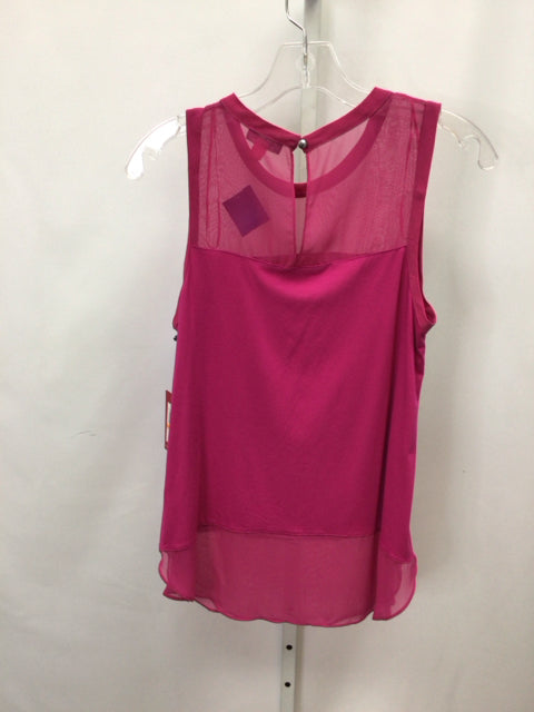 Vince Camuto Size Small Magenta Sleeveless Top
