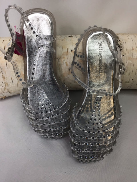 Jeffrey Campbell Size 6 Silver Sandals